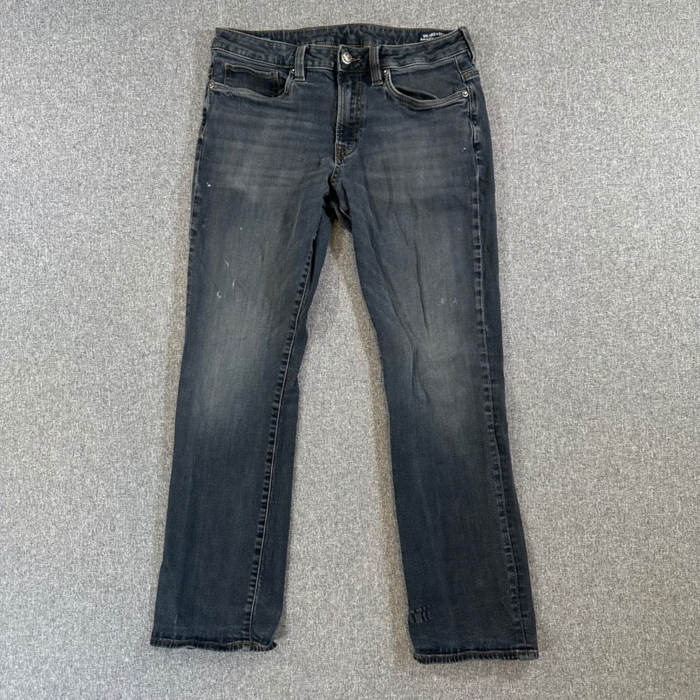 Buffalo Jeans Men 32x30 We Are Denim Dark Wash Straight Blue Stained